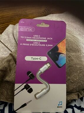 Link Type-C to 3.5mm Headphone Adapter - White